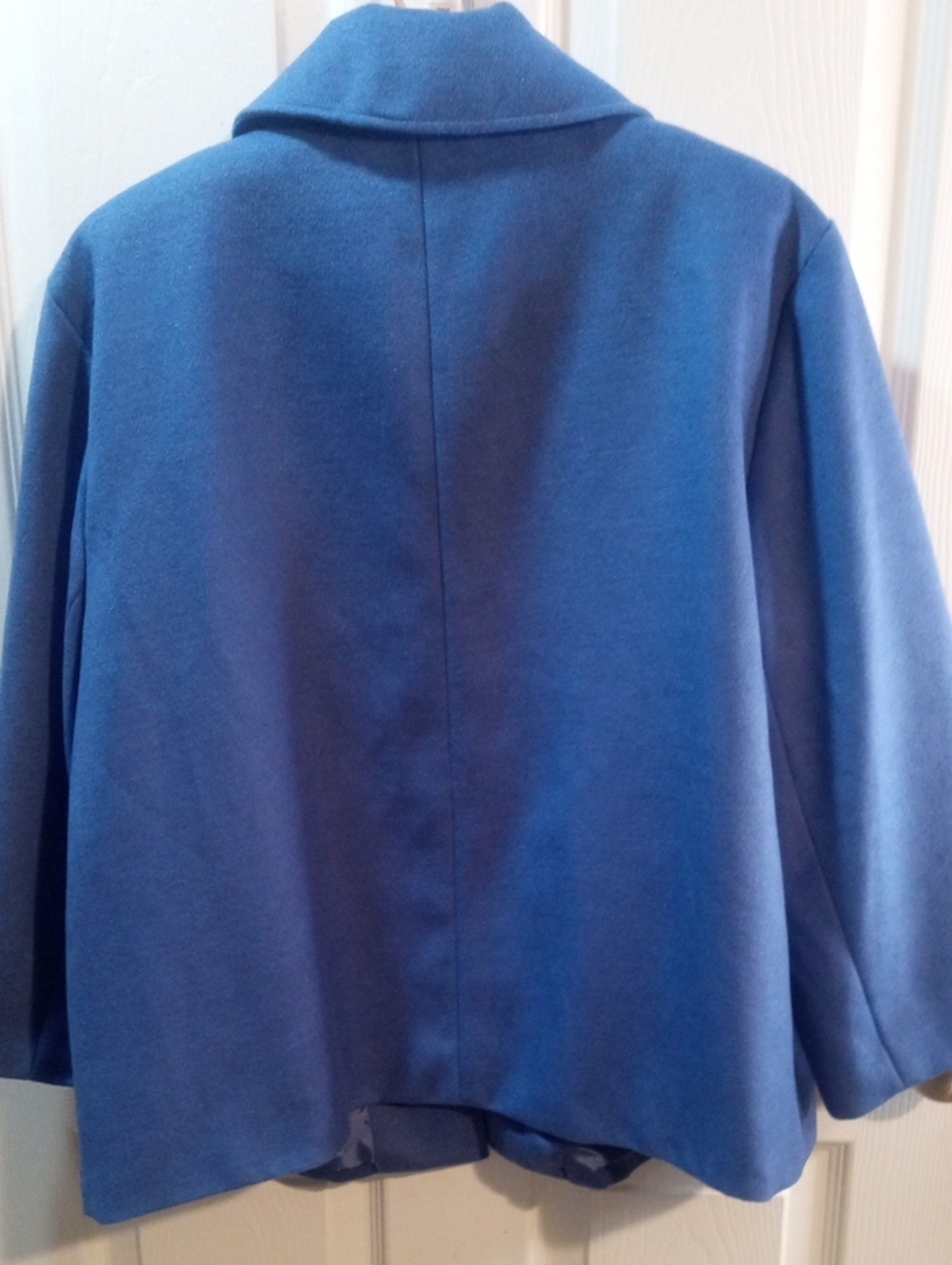 HARVE BENARD Royal Blue Short Swing Peacoat - Picture 6 of 8